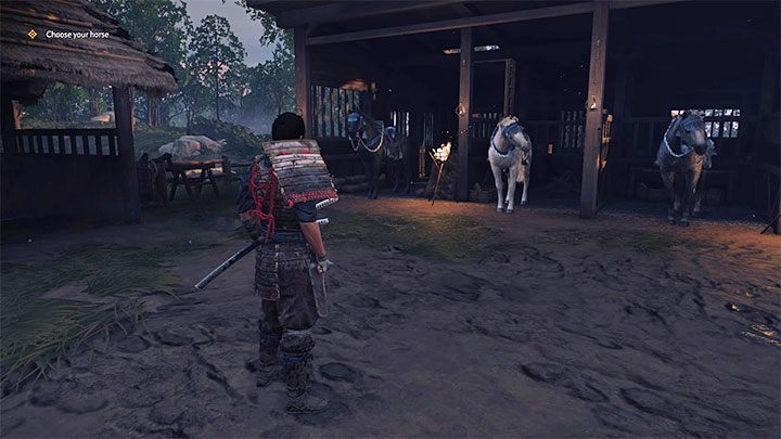 After the fight, talk to Yuna in the stable - Ghost of Tsushima: Prologue tale walkthrough, video guide - Main tales - Ghost of Tsushima Guide, Walkthrough