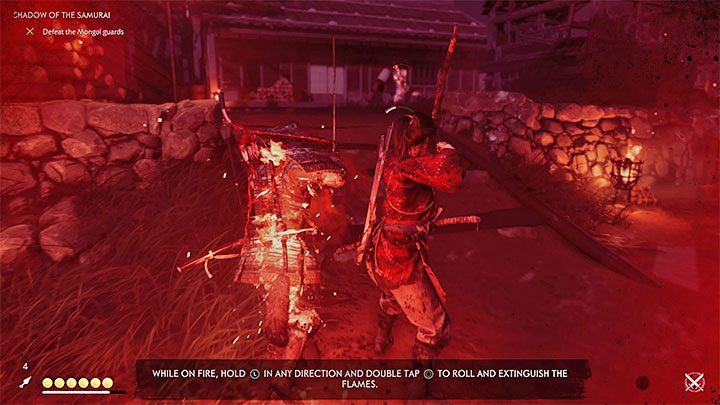 You and Yuna head towards another courtyard which youve passed a while before - Ghost of Tsushima: Shadow of the Samurai walkthrough, video guide - Act 1 - Ghost of Tsushima Guide, Walkthrough