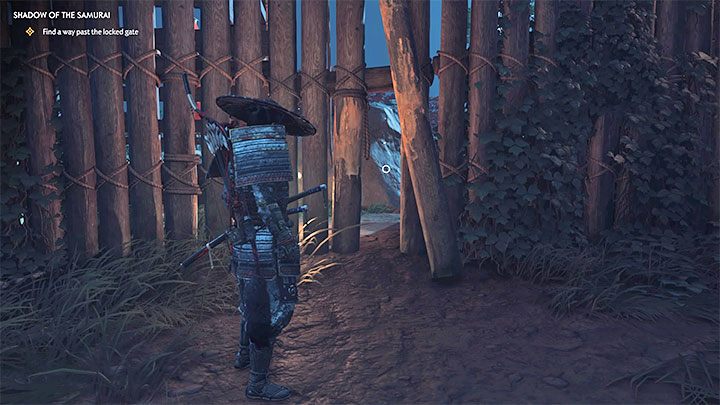 Another path leads to the main courtyard - Ghost of Tsushima: Shadow of the Samurai walkthrough, video guide - Act 1 - Ghost of Tsushima Guide, Walkthrough