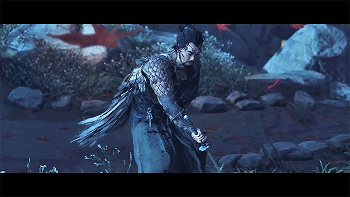 If youve lost a lot of health points, move away from the boss, and activate healing (directional button down) - Ghost of Tsushima: Shadow of the Samurai walkthrough, video guide - Act 1 - Ghost of Tsushima Guide, Walkthrough