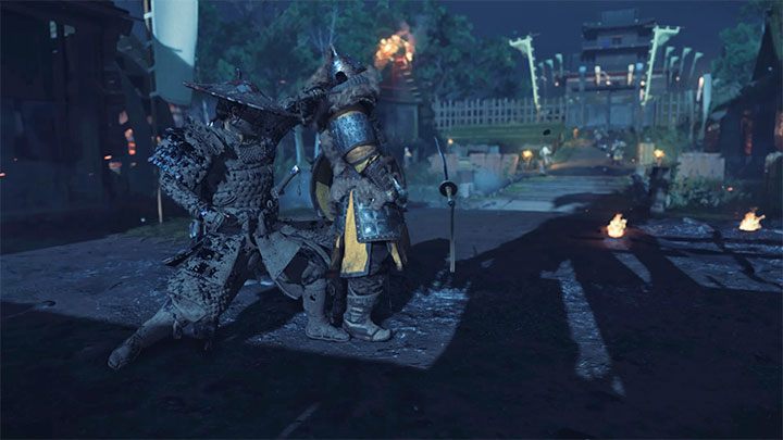 After entering the stronghold, head towards the hill with the tower - Ghost of Tsushima: The Ghost of Yarikawa walkthrough, video guide - Act 2 - Ghost of Tsushima Guide, Walkthrough