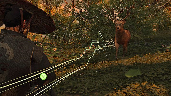 Flötenspielen ist eine neue Art von Minispiel, das die Gyrosensoren des Controllers nutzt – Ghost of Tsushima Iki Island: Tiere – wie zähmt man?  - FAQ – Ghost of Tsushima-Leitfaden, Komplettlösung