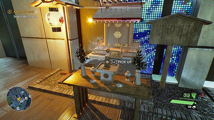 During your trip to the observation deck, you will come across a chapel with Prayer Beads - Ghostwire Tokyo: A Maze of Death - walkthrough - Chapter 2 Trouble - Ghostwire Tokyo Guide