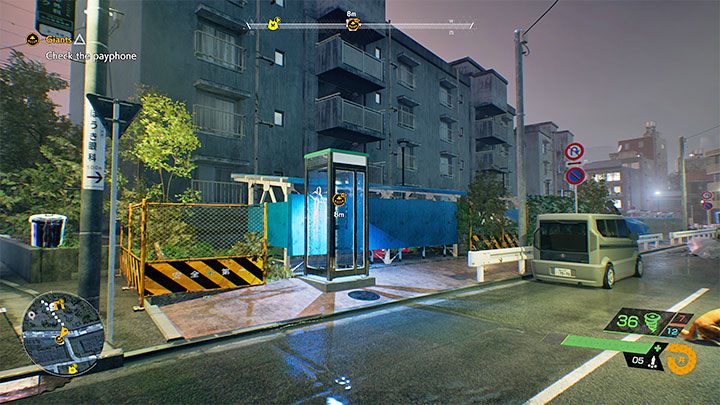 You must reach the specific payphone located at the southern edge of the forest - Ghostwire Tokyo: Giants - walkthrough - Chapter 4: Warping - Ghostwire Tokyo Guide