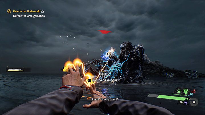 You can target the masks in any order but focus on one at a time - Ghostwire Tokyo: Gate to the Underworld - walkthrough - Chapter 6: Ties - Ghostwire Tokyo Guide