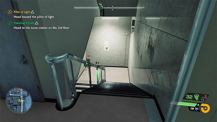 There is no elevator access to the third floor of the hospital building - Ghostwire Tokyo: Haunting Visions - walkthrough - Side missions - Ghostwire Tokyo Guide