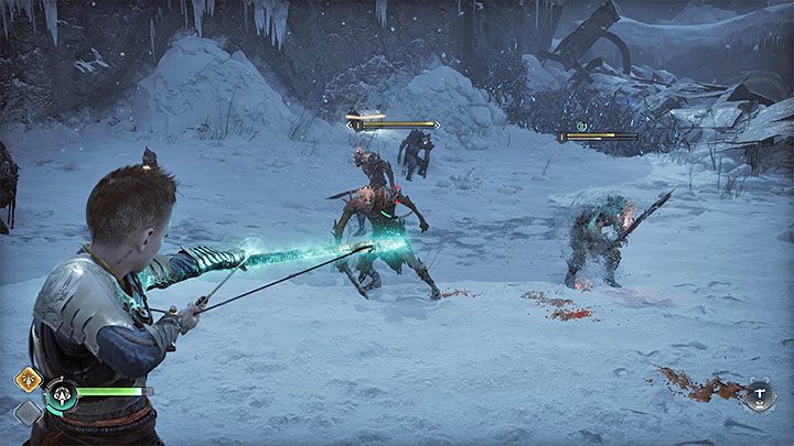 You will enemies as Atreus for the first time - God of War Ragnarok: Old Friends - walkthrough - Walkthrough - God of War Ragnarok Guide