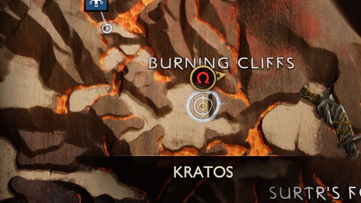 3 - God of War Ragnarok: Burning Cliffs, Muspelheim - secrets, collectibles - Muspelheim - God of War Ragnarok Guide