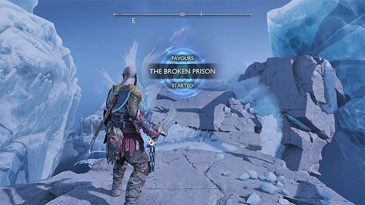 This side quest will start automatically on the way to the prison - God of War Ragnarok: Aesir Prison Wreckage, Niflheim - secrets, collectibles - Niflheim - God of War Ragnarok Guide