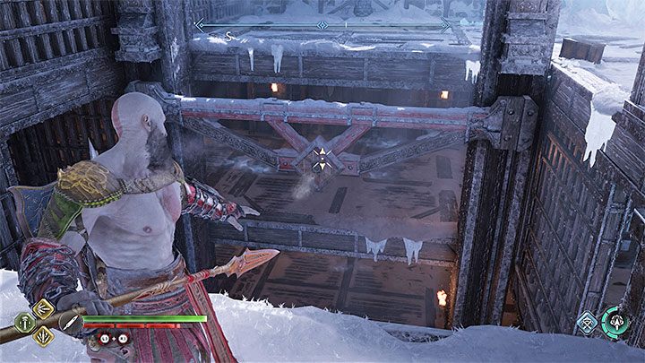 You have to head to the lower levels of the prison - God of War Ragnarok: The Broken Prison - walkthrough - Favors - Niflheim - God of War Ragnarok Guide
