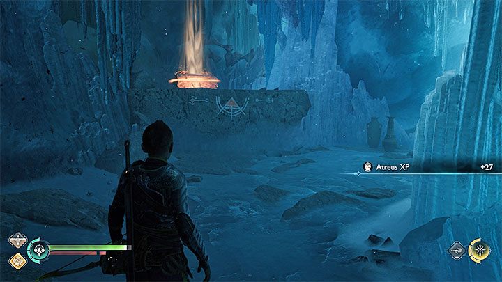 You will reach the Frozen Caverns region - God of War Ragnarok: Unlocking the Mask - walkthrough - Walkthrough - God of War Ragnarok Guide