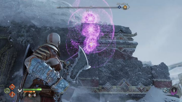 Go through the door, climb the stairs and turn around backwards - God of War Ragnarok: The Lost Treasury, Midgard - secrets, collectibles - Midgard - God of War Ragnarok Guide