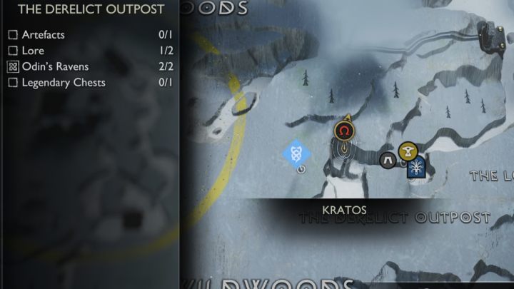 1 - God of War Ragnarok: The Derelict Outpost, Midgard - secrets, collectibles - Midgard - God of War Ragnarok Guide