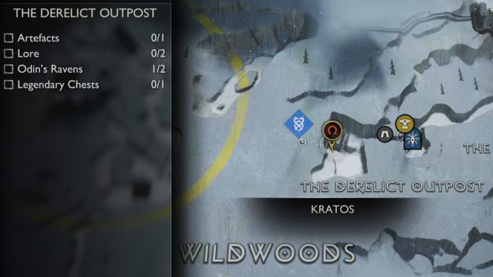 3 - God of War Ragnarok: The Derelict Outpost, Midgard - secrets, collectibles - Midgard - God of War Ragnarok Guide
