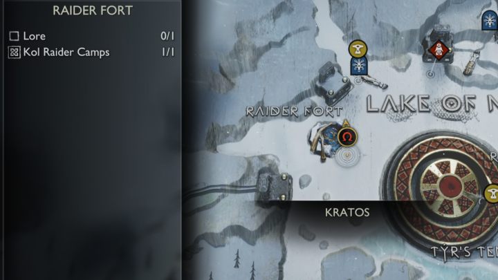 1 - God of War Ragnarok: Raider Fort, Midgard - secrets, collectibles - Midgard - God of War Ragnarok Guide