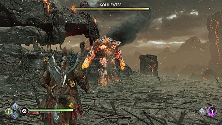 Before you can meet Surtr, you need to defeat a pair of Soul Eaters - God of War Ragnarok: The Summoning - walkthrough - Walkthrough - God of War Ragnarok Guide