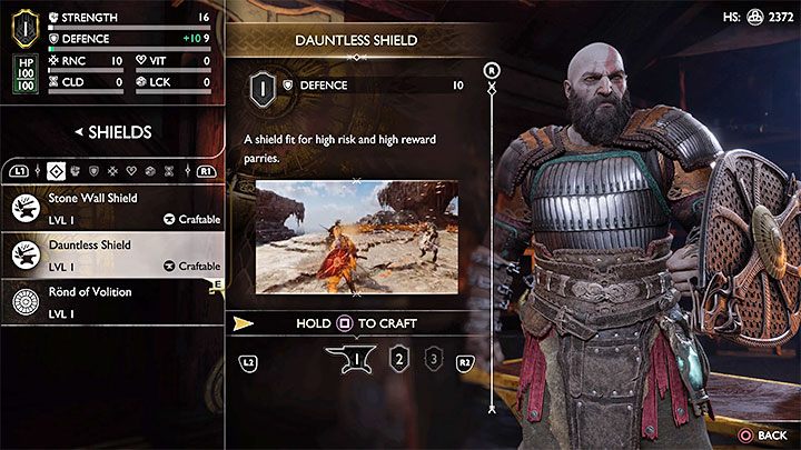 Unique trait - Shield Bash: You can stun enemies with a bash (2x L1) and with perfect parries (L1 at the last possible moment before you're hit) - God of War Ragnarok: All Kratos shields - Character development - God of War Ragnarok Guide