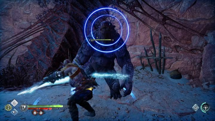 In the room with the legendary chest, you will have to defeat a troll and several other monsters - God of War Ragnarok: Song of the Sands - walkthrough - Favors - Alfheim - God of War Ragnarok Guide
