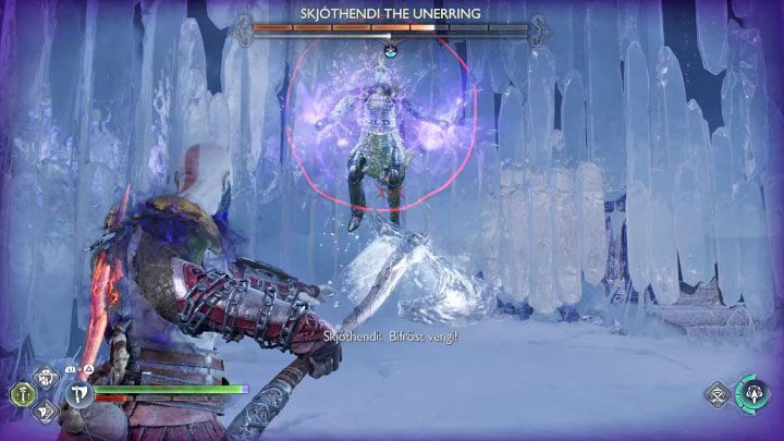 The boss' - God of War Ragnarok: How to defeat the berserker Skjothendi the Unerring? - Berserkers - God of War Ragnarok Guide