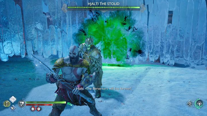 All Berserkers are fought in small enclosed arenas - God of War Ragnarok: How to defeat the Brserker Hjalti the Stolid? - Berserkers - God of War Ragnarok Guide
