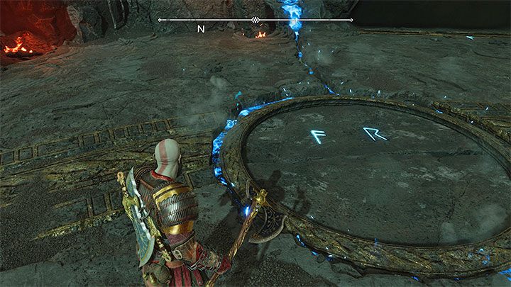 There are 6 new challengesavailable at the sword in the center - God of War Ragnarok: The Crucible, The Final Challenges - walkthrough - Favors - Muspelheim - God of War Ragnarok Guide