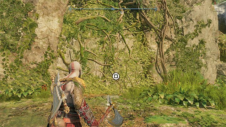 After finding yourself in Goddess Falls, climb the rocks up - God of War Ragnarok: Freyas Missing Peace - walkthrough - Favors - Vanaheim - God of War Ragnarok Guide