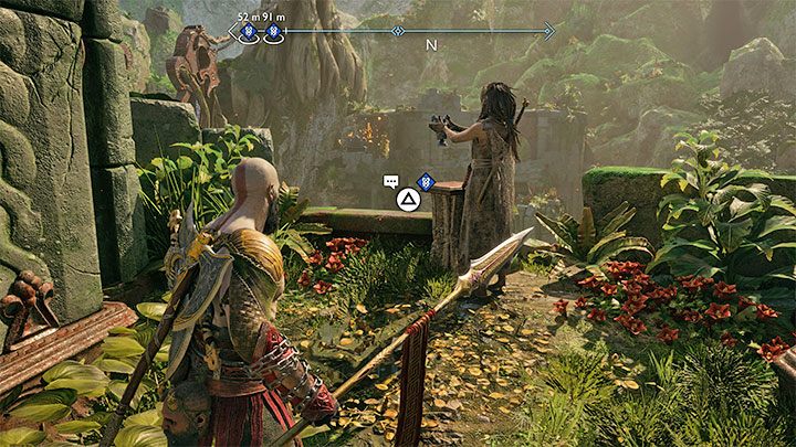 Defeat incoming monsters and use a seal to set the locked pathway on fire - God of War Ragnarok: Freyas Missing Peace - walkthrough - Favors - Vanaheim - God of War Ragnarok Guide