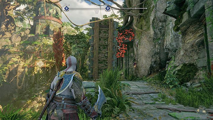 Return to the central area and start exploring the northern part of the region - God of War Ragnarok: Freyas Missing Peace - walkthrough - Favors - Vanaheim - God of War Ragnarok Guide