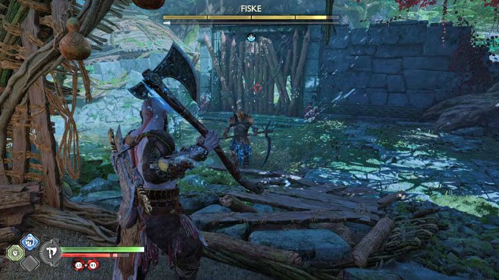 You can start the fight by using some ranged attacks - God of War Ragnarok: How to defeat Fiske? - Bosses - God of War Ragnarok Guide