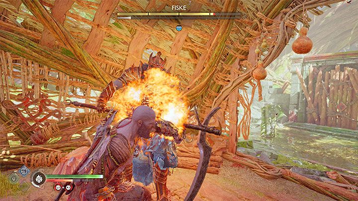 The boss can be stunned (you can fill up the white bar easily by, e - God of War Ragnarok: How to defeat Fiske? - Bosses - God of War Ragnarok Guide