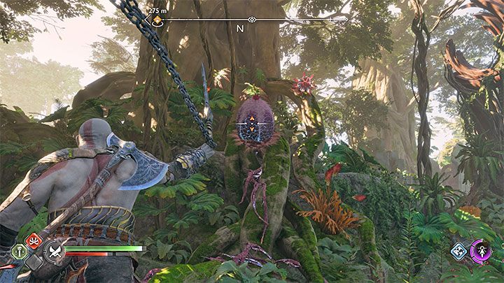 Along the way forward, you'll encounter Wisps - initially, they are immune to Kratos' attacks - God of War Ragnarok: The Reckoning - walkthrough - Walkthrough - God of War Ragnarok Guide