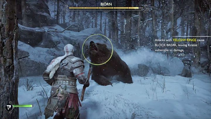 During this battle, you will learn how to deal with 2 types of stronger attacks - God of War Ragnarok: Surviving Fimbulwinter - walkthrough - Walkthrough - God of War Ragnarok Guide