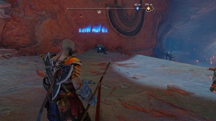 You will find the runes in the room where you will fight the monsters - God of War Ragnarok: The Burrows, Alfheim - secrets, collectibles - Alfheim - God of War Ragnarok Guide