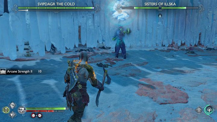 The most common attacks of the Sisters of Illska are - God of War Ragnarok: How to defeat Svipdagr the Cold and Sisters of Illska? - Berserkers - God of War Ragnarok Guide