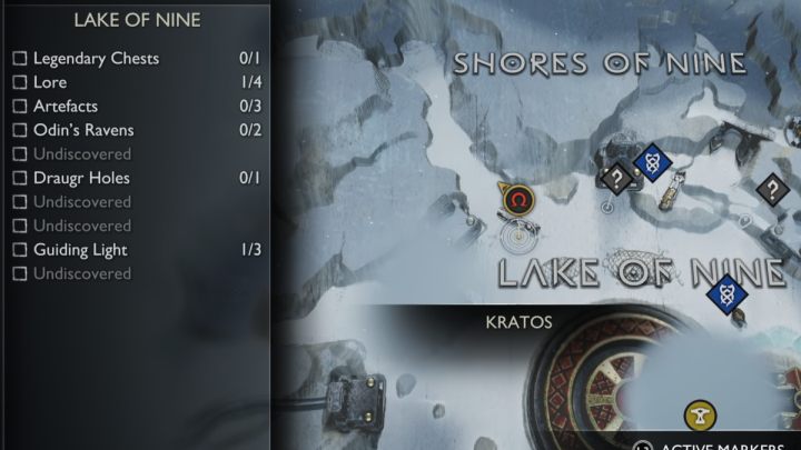 3 - God of War Ragnarok: Lake of Nine, Midgard - secrets, collectibles - Midgard - God of War Ragnarok Guide