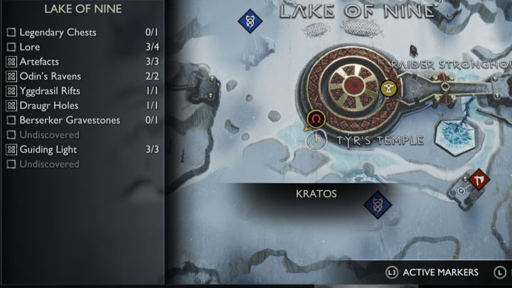 6 - God of War Ragnarok: Lake of Nine, Midgard - secrets, collectibles - Midgard - God of War Ragnarok Guide