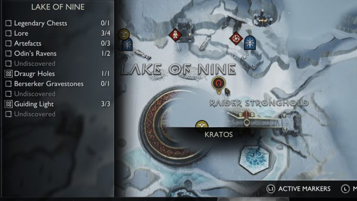 8 - God of War Ragnarok: Lake of Nine, Midgard - secrets, collectibles - Midgard - God of War Ragnarok Guide
