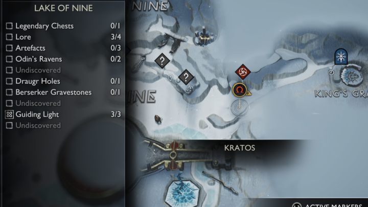 12 - God of War Ragnarok: Lake of Nine, Midgard - secrets, collectibles - Midgard - God of War Ragnarok Guide