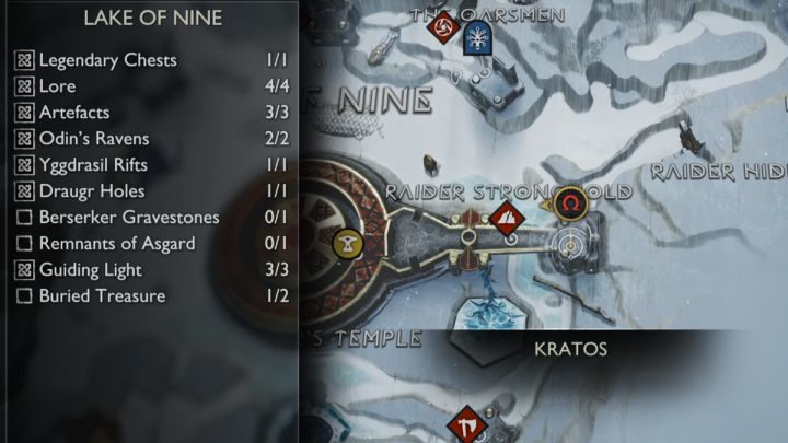 21 - God of War Ragnarok: Lake of Nine, Midgard - secrets, collectibles - Midgard - God of War Ragnarok Guide