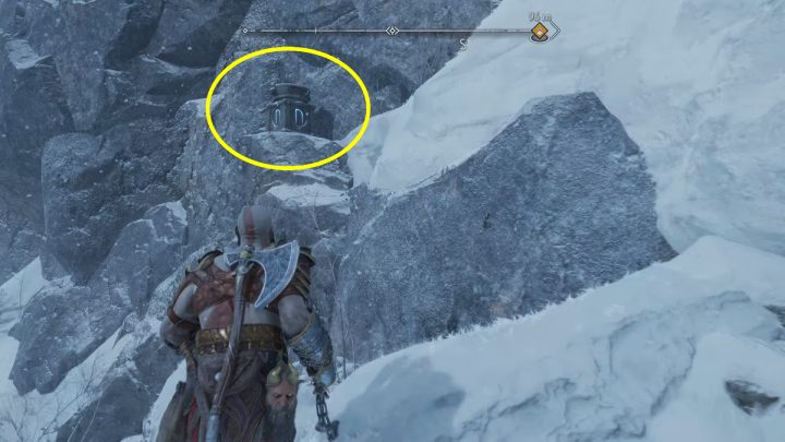 The third rune will be at the very top, by the place you just jumped off - God of War Ragnarok: Well of Urd, Midgard - secrets, collectibles - Midgard - God of War Ragnarok Guide