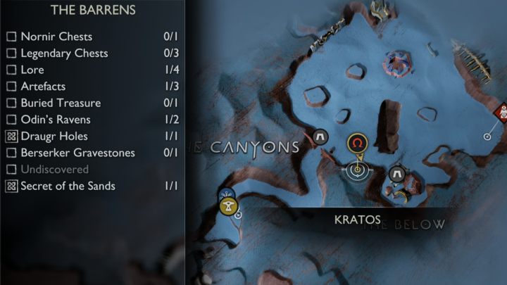 4 - God of War Ragnarok: The Barrens, Alfheim - secrets, collectibles - Alfheim - God of War Ragnarok Guide