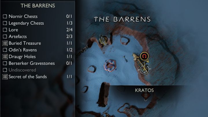 6 - God of War Ragnarok: The Barrens, Alfheim - secrets, collectibles - Alfheim - God of War Ragnarok Guide