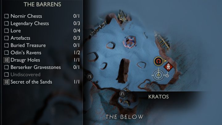 8 - God of War Ragnarok: The Barrens, Alfheim - secrets, collectibles - Alfheim - God of War Ragnarok Guide