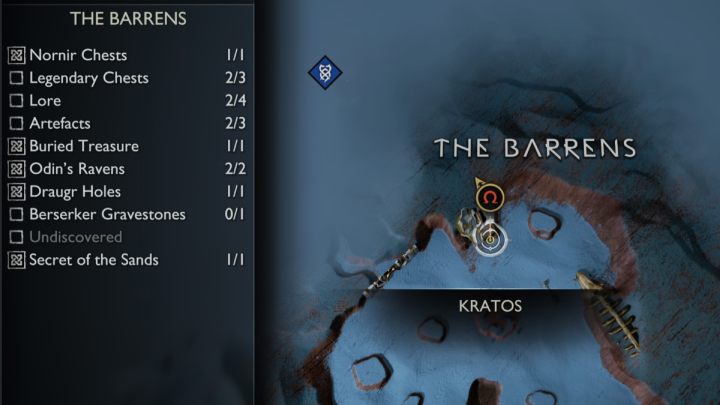 10 - God of War Ragnarok: The Barrens, Alfheim - secrets, collectibles - Alfheim - God of War Ragnarok Guide