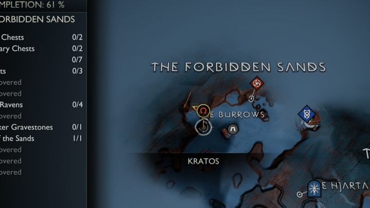 23 - God of War Ragnarok: The Forbidden Sands, Alfheim - secrets, collectibles - Alfheim - God of War Ragnarok Guide