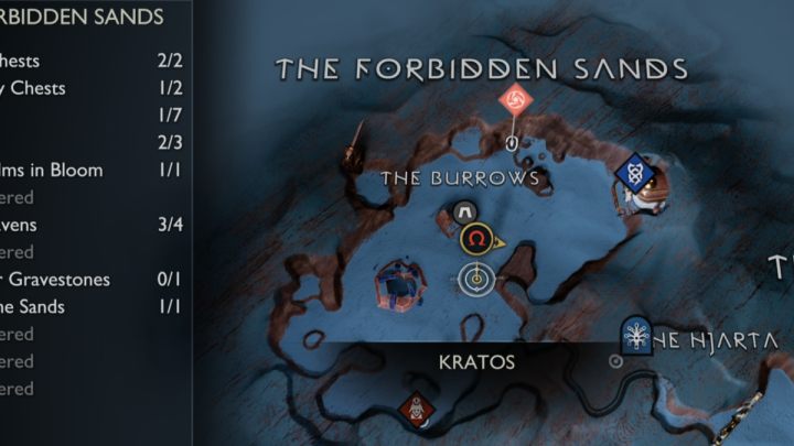 24 - God of War Ragnarok: The Forbidden Sands, Alfheim - secrets, collectibles - Alfheim - God of War Ragnarok Guide