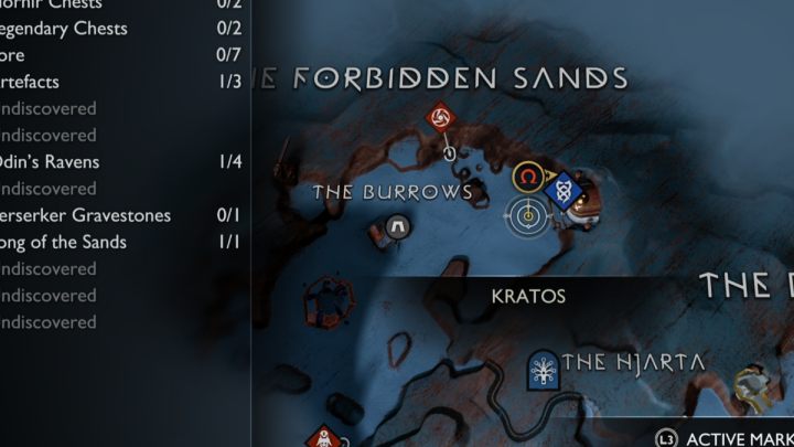 25 - God of War Ragnarok: The Forbidden Sands, Alfheim - secrets, collectibles - Alfheim - God of War Ragnarok Guide