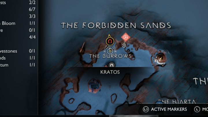 28 - God of War Ragnarok: The Forbidden Sands, Alfheim - secrets, collectibles - Alfheim - God of War Ragnarok Guide