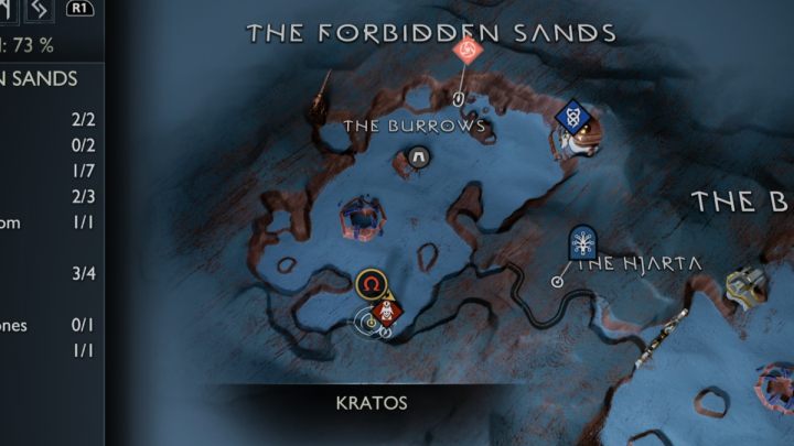 30 - God of War Ragnarok: The Forbidden Sands, Alfheim - secrets, collectibles - Alfheim - God of War Ragnarok Guide