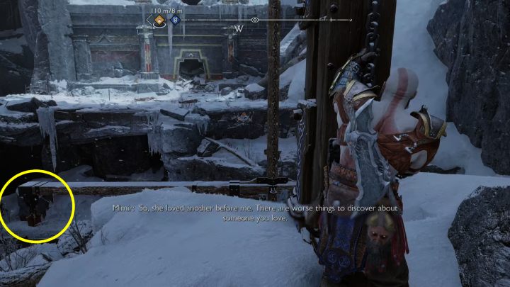 Raise the handle on the next crane all the way up and jump further - God of War Ragnarok: Sigruns Curse - favor, walkthrough - Favors - Midgard - God of War Ragnarok Guide